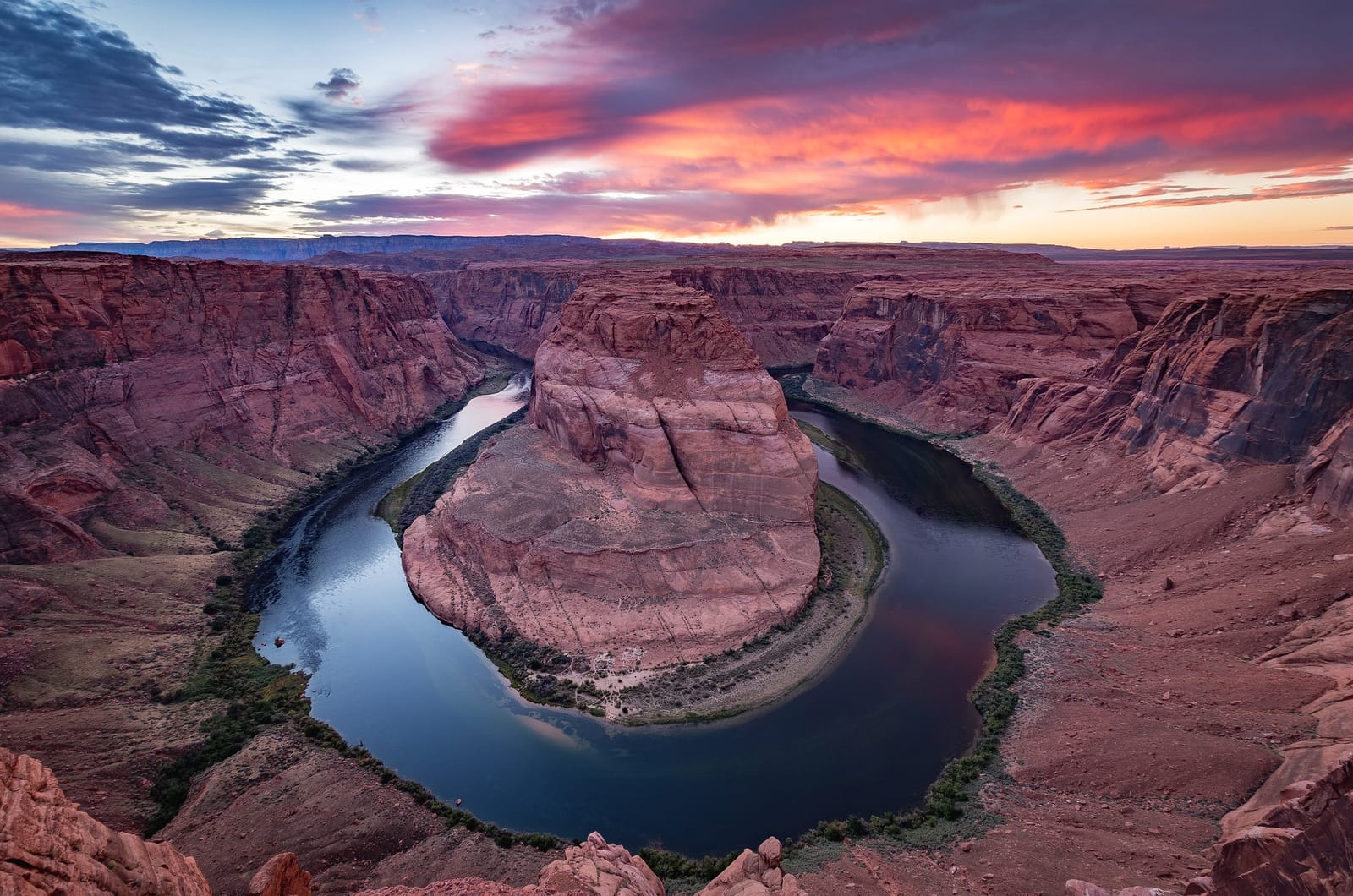 Road trip #4.5: Sunset at Horseshoe Bend