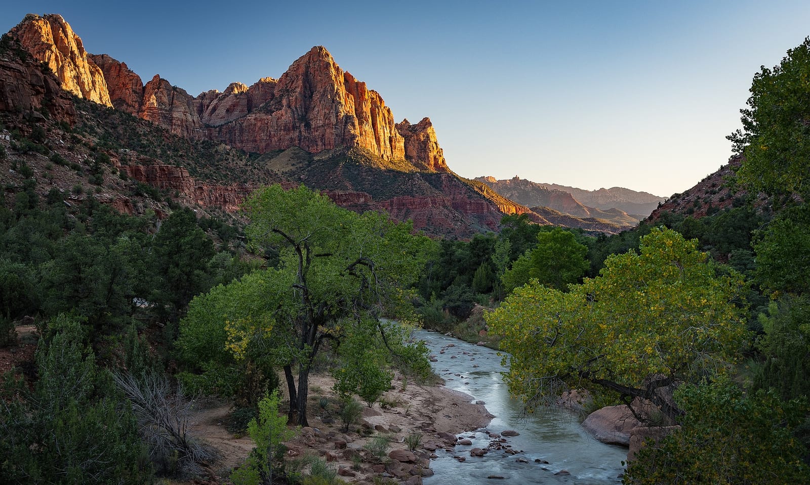 Road trip #3.5: Zion Canyon sunset