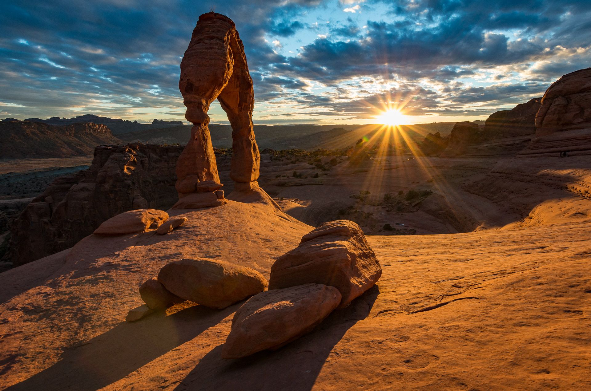 Sunset at Delicate Arch