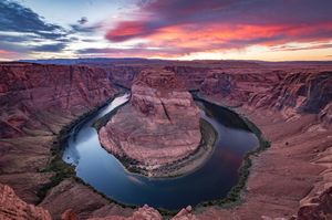 Road trip #4.5: Sunset at Horseshoe Bend